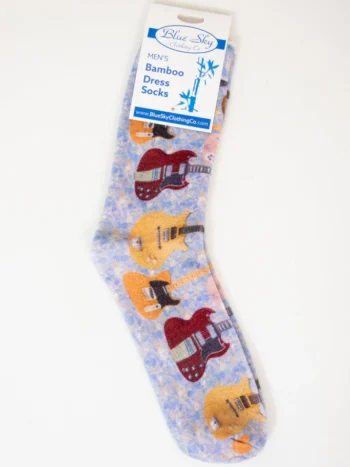 Blue Sky - Mens Dress Sock - Printed
