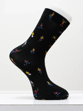Blue Sky – Mens Dress Sock – Printed Accessories Bamboo Blue Sky - Mens Dress Sock - Printed