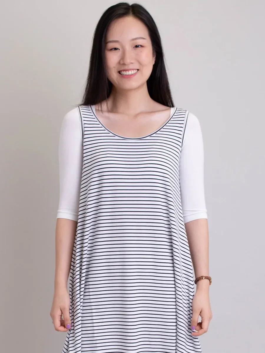 Blue Sky – Instant Sleeves Tops & Blouses Bamboo Blue Sky - Instant Sleeves - Image 2