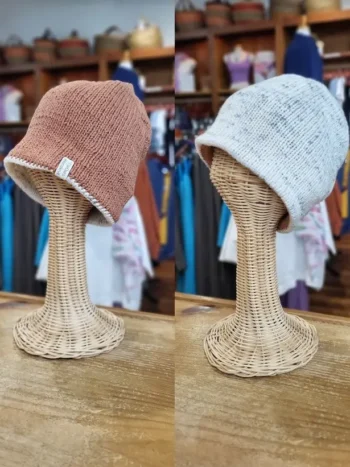 DarDars Handknits – Organic Cotton/Linen Reversible Hat Accessories Bamboo DarDars Handknits - Organic Cotton/Linen Reversible Hat