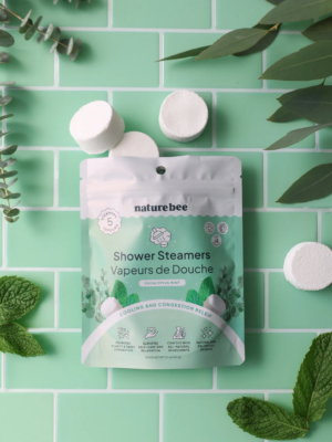 Nature Bee – Shower Steamers in Eucalyptus Mint Household Gifts $20 & Under