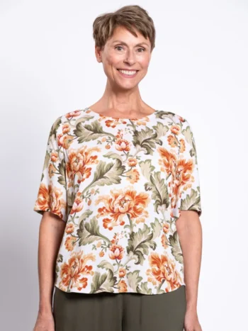 Blue Sky – Liza Top Printed Tops & Blouses Bamboo