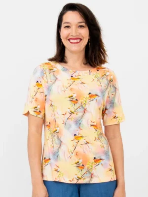 Blue Sky – Sky Tee – Printed Tees & Tanks Bamboo Blue Sky – Sky Tee – Printed Tees & Tanks Bamboo