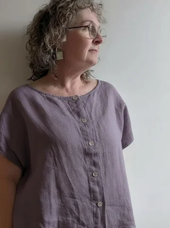 Bryn Walker – Bessie Shirt Light Linen Tees & Tanks Bryn Walker Bryn Walker - Bessie Shirt Light Linen