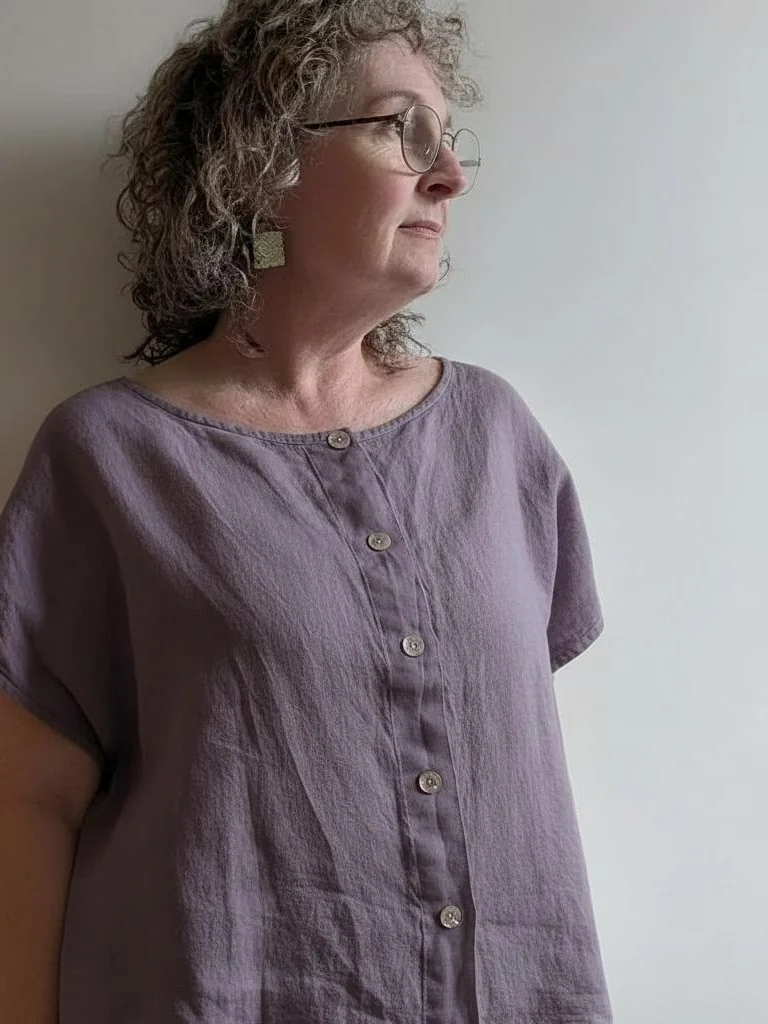 Bryn Walker – Bessie Shirt Light Linen Tees & Tanks Bryn Walker Bryn Walker - Bessie Shirt Light Linen