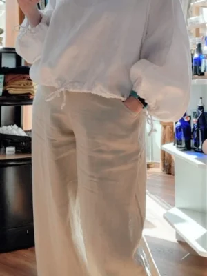 Bryn Walker – Genie Pants – Light Linen Pants 100% linen Bryn Walker - Genie Pants - Light Linen