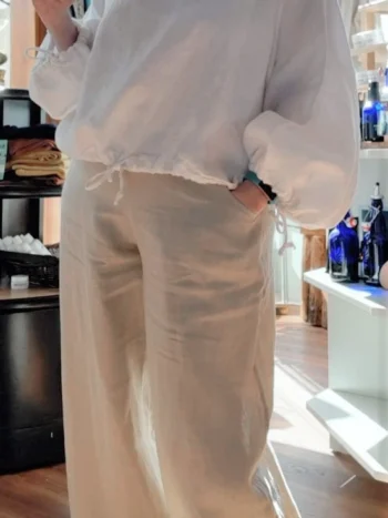 Bryn Walker – Genie Pants – Light Linen Pants & Capri Pants Bryn Walker Bryn Walker - Genie Pants - Light Linen