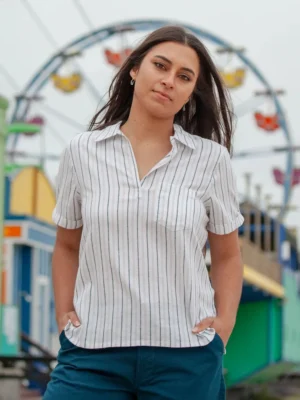 Aventura - Breezy Short Sleeve Top - Hemp