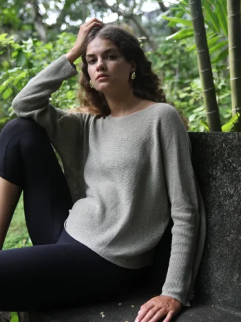 Echo Verde – Beach Comber Sweater – Linen/Organic Cotton Sweaters & Sweatshirts Designed in Canada