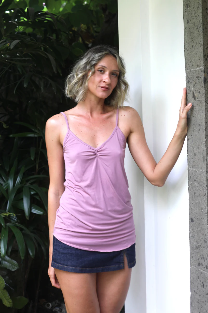 Echo Verde – Bamboo Mia Tank Sleepwear Bamboo Echo Verde - Bamboo Mia Tank - Image 2