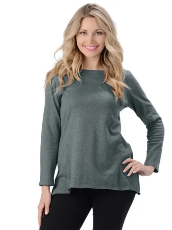 Efforts – Hemp Long Sleeve Fluid Top Tees & Tanks Efforts Eco-Essentials Efforts – Hemp Long Sleeve Fluid Top Tees & Tanks Efforts Eco-Essentials