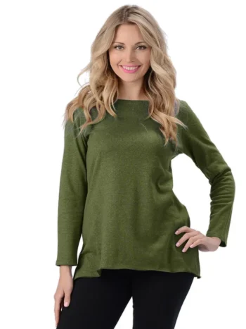 Efforts – Hemp Long Sleeve Fluid Top Tees & Tanks Efforts Eco-Essentials Efforts – Hemp Long Sleeve Fluid Top Tees & Tanks Efforts Eco-Essentials