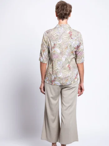Blue Sky – Lorine Top – Print Tops & Blouses Bamboo Blue Sky – Lorine Top – Print Tops & Blouses Bamboo