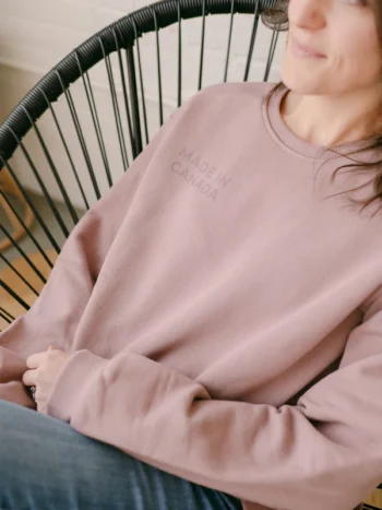 Blondie Apparel – Camp Sweater Unisex – LIMITED SCREEN PRINTED EDITION – Made in Canada Men Blondie Apparel