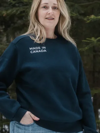 Blondie Apparel – Camp Sweater Unisex – LIMITED SCREEN PRINTED EDITION – Made in Canada Men Blondie Apparel