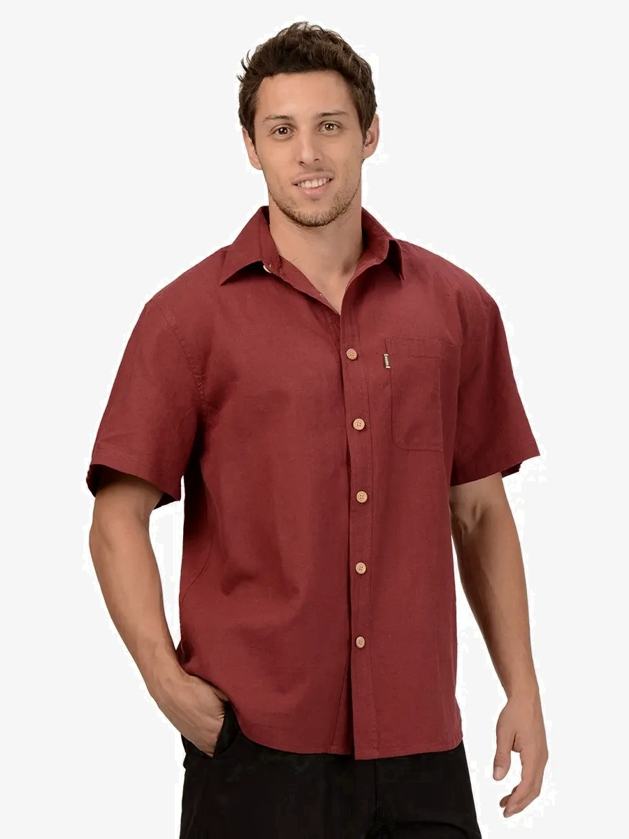 Efforts – Hemp Short Sleeve Shirt Men Designed in Canada Efforts - Hemp Short Sleeve Shirt - Image 4