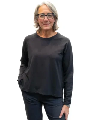 Gilmour – Bamboo French Terry Crop Sweatshirt Sweaters & Sweatshirts Bamboo