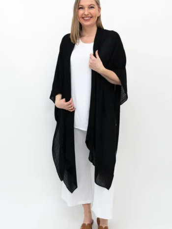 Blue Sky – Darcy Wrap Cardigans & Jackets Blue Sky Clothing Blue Sky – Darcy Wrap Cardigans & Jackets Blue Sky Clothing