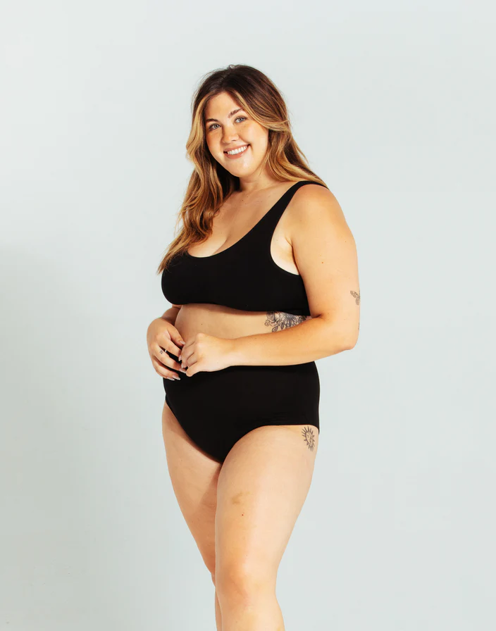 Discreture – GOTS Certified Organic Cotton – Scoop Bralette Underwear Bra Discreture - GOTS Certified Organic Cotton - Scoop Bralette - Image 2