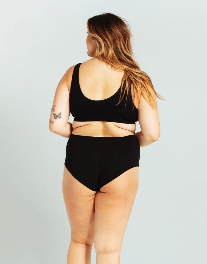 Discreture – GOTS Certified Organic Cotton – Scoop Bralette Underwear Bra Discreture - GOTS Certified Organic Cotton - Scoop Bralette - Image 3