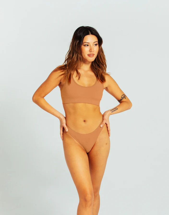 Discreture – GOTS Certified Organic Cotton – Scoop Bralette Underwear Discreture Ethical Intimates Discreture - GOTS Certified Organic Cotton - Scoop Bralette - Image 2