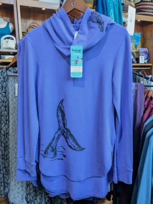 Pachena – Bamboo Shirttail Hoodie Sweaters & Sweatshirts Bamboo