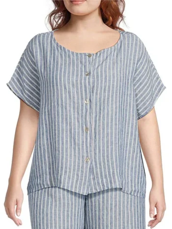 Bryn Walker - Bessie Shirt Stripe Linen