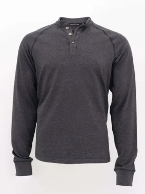 Blue Sky – Mens Henley Shirt Men Bamboo