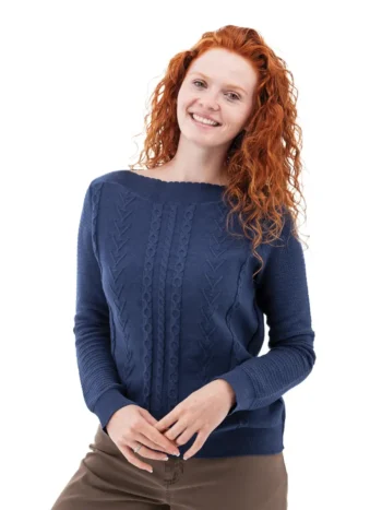 Aventura Clothing - Twiggy Boat Neck Sweater