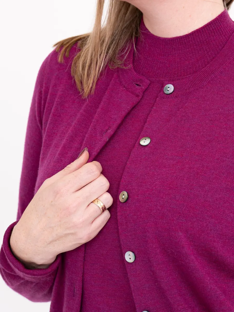 Blue Sky – Kitten Merino Cardigan Cardigans & Jackets Blue Sky Clothing Blue Sky - Kitten Merino Cardigan