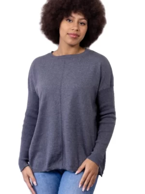 Echo Verde – Dolman Crew Sweater Sweaters & Sweatshirts Cashmere