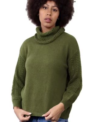 Echo Verde – Calla Novelty Cowl Sweaters & Sweatshirts Designed in Canada