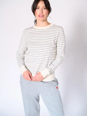 Preloved - Genevieve Stripe Crew Neck Top