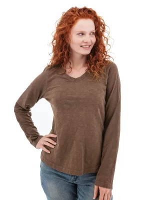 Old Ranch - Layla Organic V-Neck Top