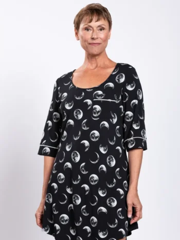 Blue Sky – Starlight Sleepshirt Moonstruck Sleepwear Bamboo Blue Sky - Starlight Sleepshirt Moonstruck
