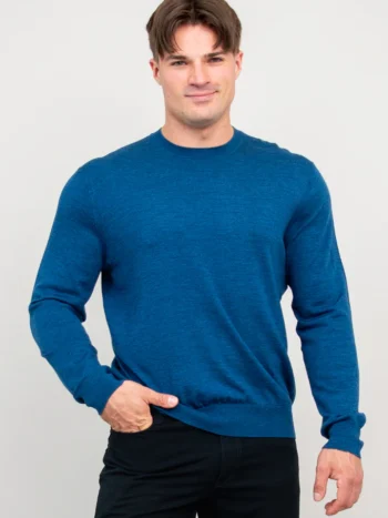 Blue Sky – Fraser Merino Wool Sweater Men Blue Sky Clothing Blue Sky – Fraser Merino Wool Sweater Men Blue Sky Clothing