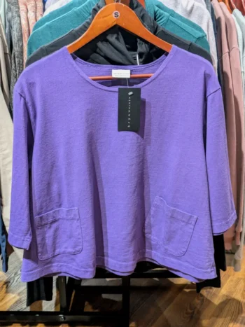 Bryn Walker – 3/4 Sleeve Boxy Shirt – Pacific Cotton Tees & Tanks Bryn Walker Bryn Walker – 3/4 Sleeve Boxy Shirt – Pacific Cotton Tees & Tanks Bryn Walker