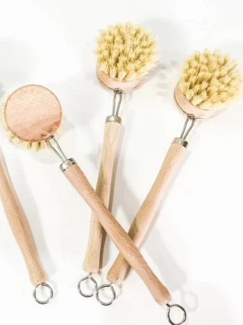 Smile Boutiques – Bamboo Sisal Dish Brush Household Cleaning