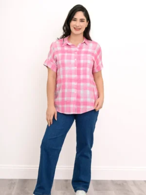 Blue Sky – Carolina Blouse Tops & Blouses 3/4 Sleeve Blue Sky - Carolina Blouse