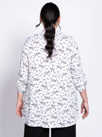 Blue Sky – Celine Tunic Bamboo Linen Printed Dresses & Tunics Bamboo Blue Sky – Celine Tunic Bamboo Linen Printed Dresses & Tunics Bamboo