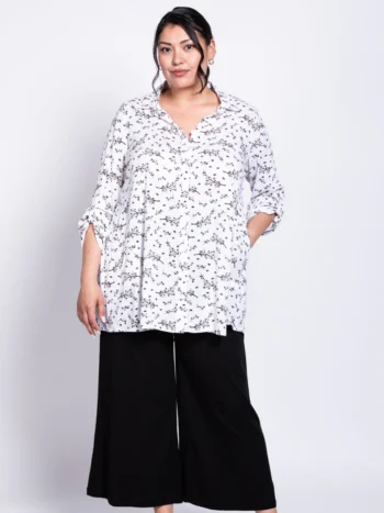 Blue Sky – Celine Tunic Bamboo Linen Printed Dresses & Tunics Bamboo Blue Sky – Celine Tunic Bamboo Linen Printed Dresses & Tunics Bamboo