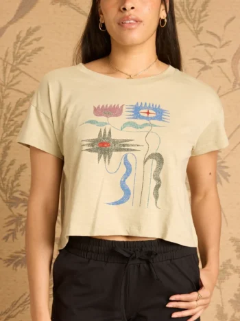 Known Supply – Abstract Floral Tee Tees & Tanks Fair Trade