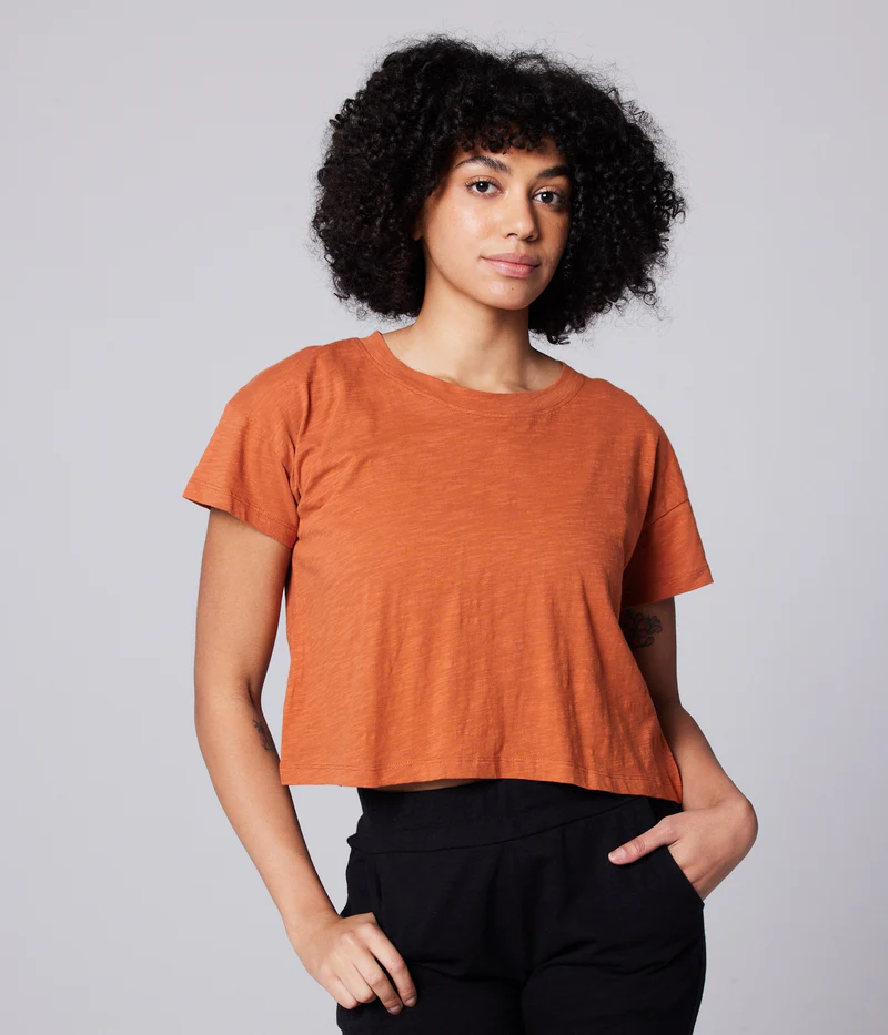 Known Supply – Easy Crop Tee Tees & Tanks Fair Trade Known Supply - Easy Crop Tee - Image 4