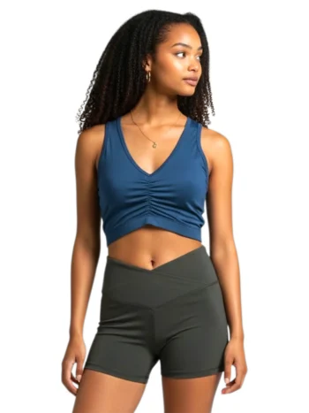 Om Grown – Sidney Ruched Bralette Tees & Tanks Designed in Canada Om Grown – Sidney Ruched Bralette Tees & Tanks Designed in Canada