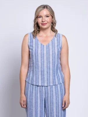 Blue Sky - Havana Tank Linen Viscose