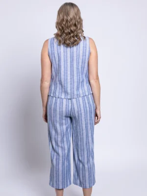 Blue Sky – Havana Tank Linen Viscose Tees & Tanks Blue Sky Clothing