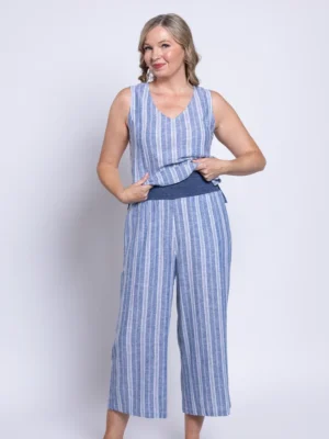 Blue Sky - Landon Capri Pants - Linen Viscose
