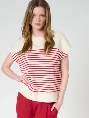 Preloved – Miranda Stripe Vest Tees & Tanks Designed in Canada