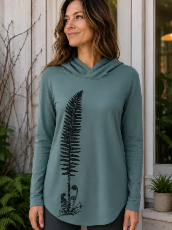 Pachena – Bamboo Shirttail Hoodie Sweaters & Sweatshirts Bamboo