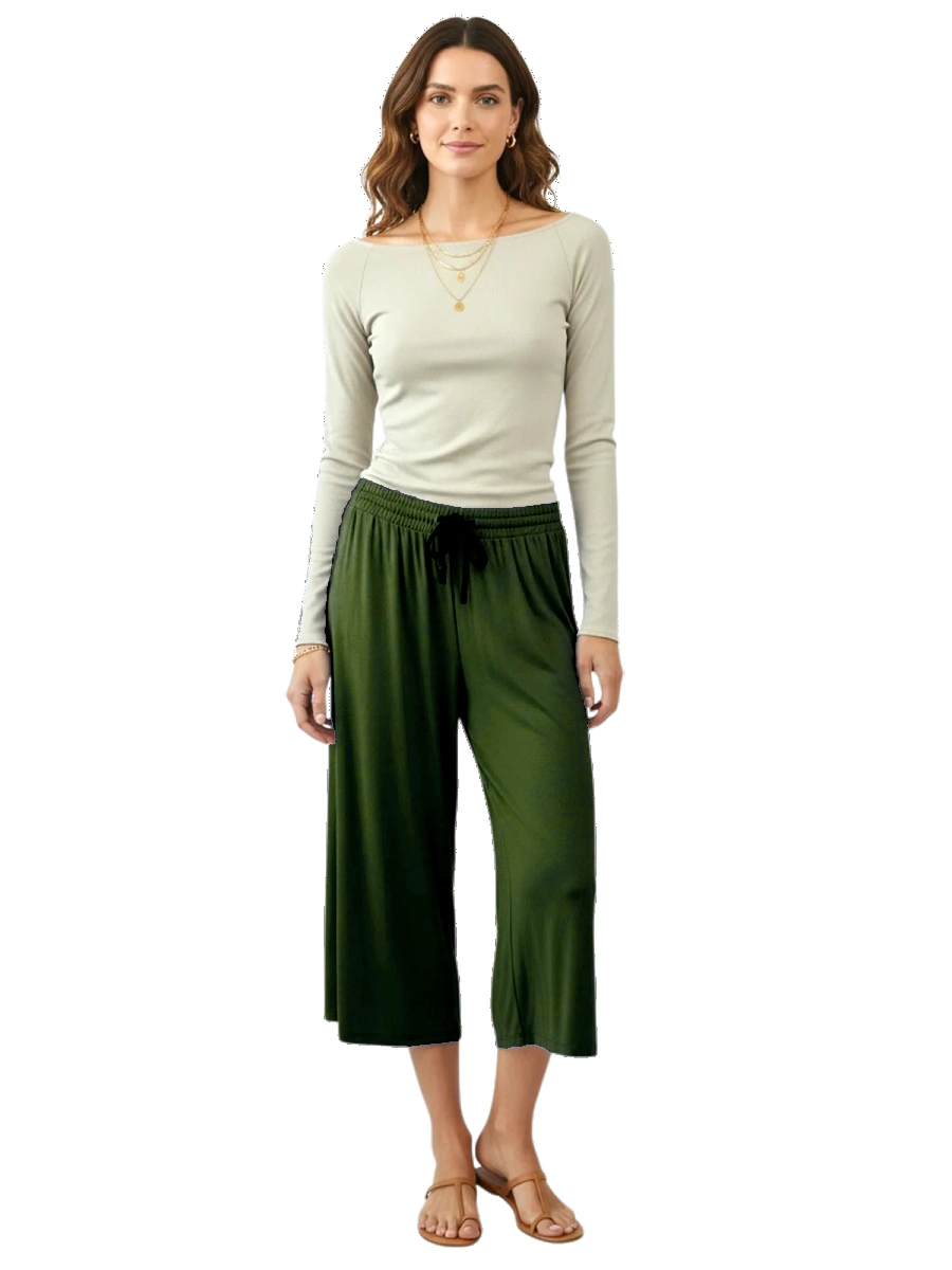 Om Grown – Serenity Capri Pants Pants 3/4 Length Om Grown - Serenity Capri Pants - Image 4